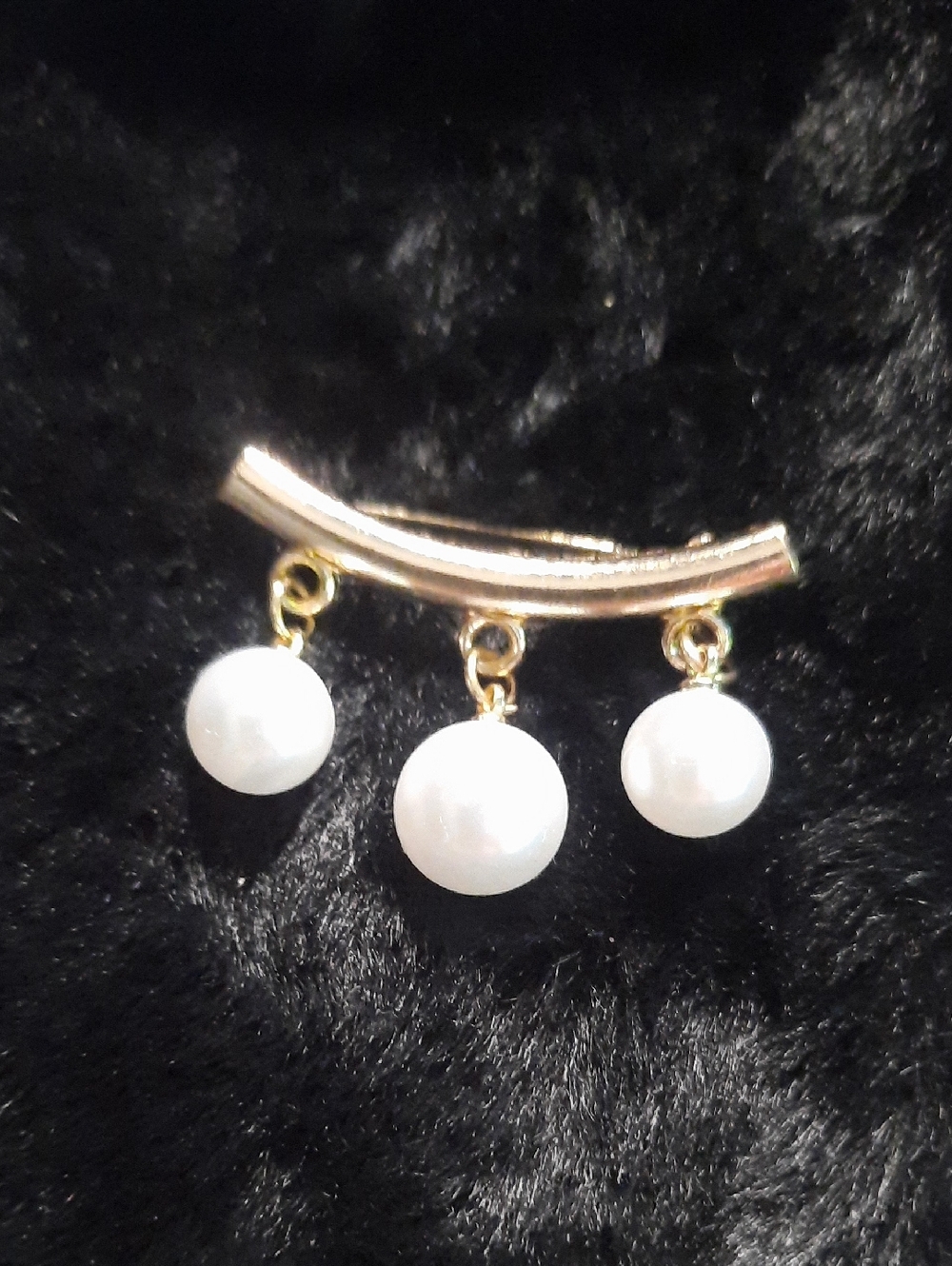Goldtone With Pearl Accents